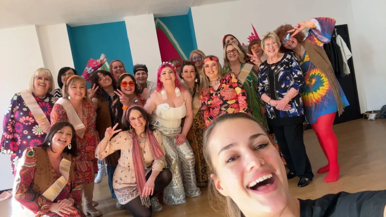 ABBA hen party dance class in Sheffield